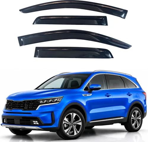 Miniatura 202 de Visor para ventana IG para Hyundai Venue 2020-2023, protector contra la lluvia, adhesivo extra duradero, deflector de viento para lado