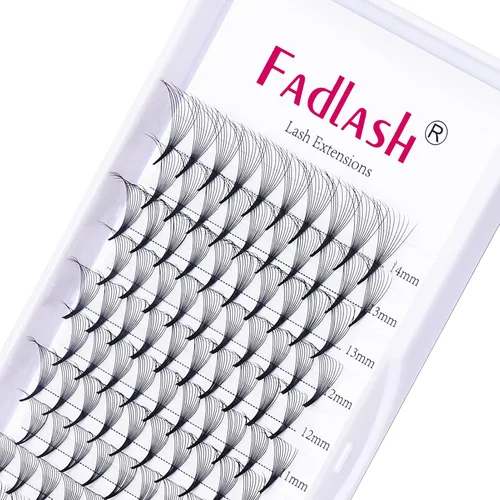 Miniatura 183 de Extensiones de Pestañas Rizo D 0.59-0.79 pulgadas Bandeja Mixta Seda Extensiones de Pestañas Clásicas Suministros Extensiones de Pestañas