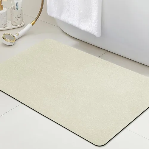 Miniatura 25 de ACCUMTEK Alfombrilla de Baño Ultra Delgada, Alfombrillas de Baño Antideslizantes con Respaldo Mejorado para Colocar Bajo la Puerta, Alfombras