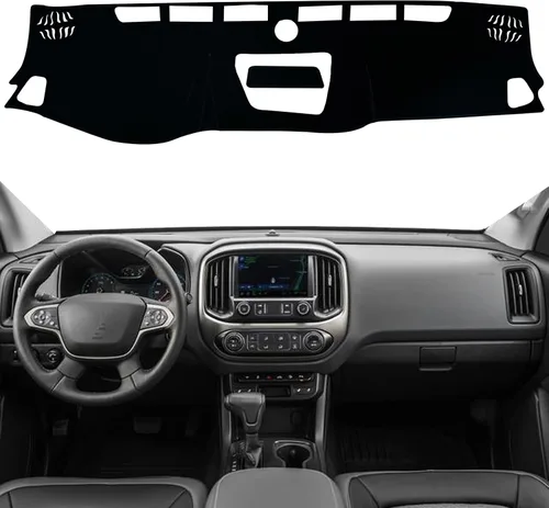 Funda para salpicadero, almohadilla de protección interior compatible con Chevrolet Colorado Truck 2015-2022, protector de rayos UV deslumbrantes