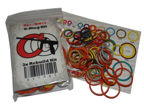 Piranha USP, R6, GTI, GSX, SRT, EXT, EVO - Kit de reconstrucción 3X Oring codificado por colores