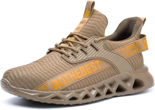 Miniatura 78 de Furuian - Tenis con punta de acero para hombres y mujeres, zapatos de seguridad ligeros, cómodos, a prueba de pinchazos, zapatos de trabajo