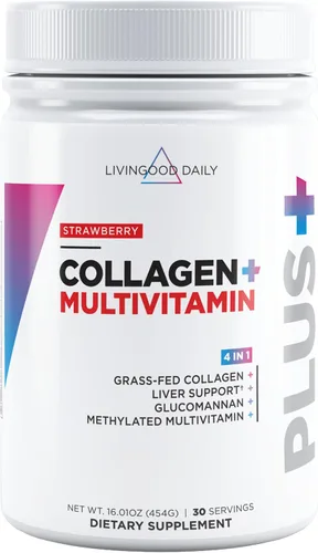 Miniatura 9 de Livingood Daily - Polvo de colágeno para mujeres y hombres, péptidos de colágeno hidrolizado alimentado con pasto, proteína y multivitaminas