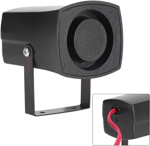 Miniatura 3 de 110-120dB coche R cantar sonido de reserva 6 tono zumbador cuerno alarma sirena altavoz 12V carga y sistema de arranque