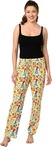 Miniatura 7 de Disney Pantalones de descanso para mujer, pantalones de pijama de algodón con estampado completo