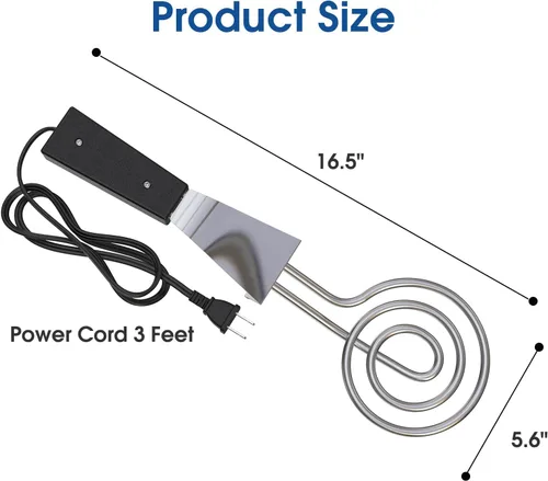 Miniatura 3 de Arrancador de carbón eléctrico de 700W para parrilla de barbacoa ahumador, chimenea, fogata, estufa - Diseño con elemento calefactor en espiral