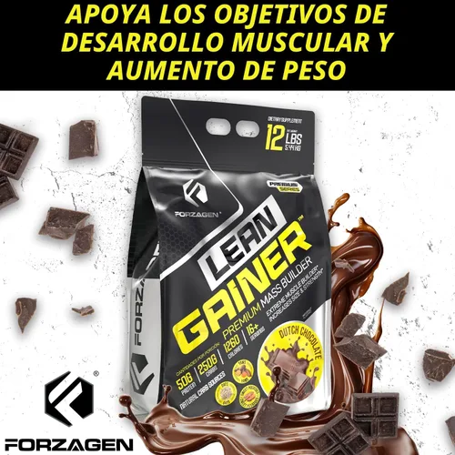 Miniatura 5 de Forzagen Lean Gainer Construyedor de Masa Premium Polvo de Proteína Ganador de Masa para Hombres y Mujeres Proteína de Alta Caloría, Ganancia
