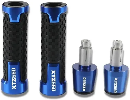 Motorcycle for XTZ660 XTZ 660 1991 1992 1993 1994 1995-1998 Motorcycle Accessories 7/8" 22mm Handle Grips Handlebar Grip Ends Plug Handle end (Color