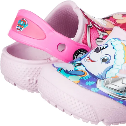 Miniatura 3 de Crocs Zuecos divertidos unisex para niños con parche de Paw Patrol