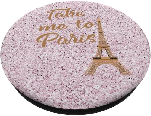 Miniatura 2 de Eiffel Tower Take Me To Paris France - PopSockets para teléfonos y tabletas