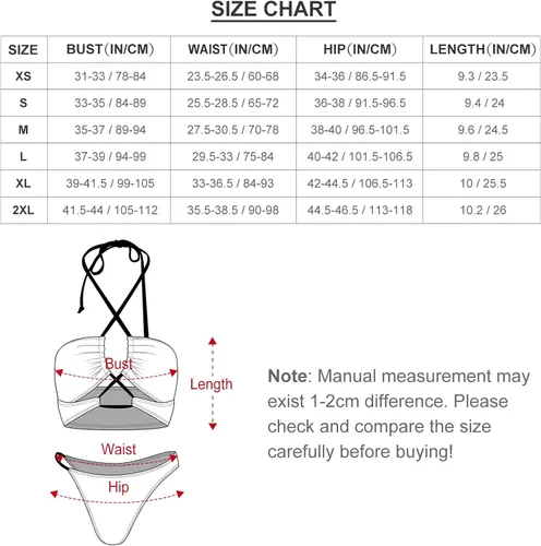 Miniatura 6 de Florally Bikini Sets for Women Two Piece String Bikinis Swimsuit Triangle Bathing Suit