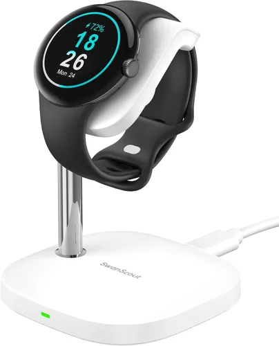 Miniatura 9 de SwanScout Soporte cargador para Google Pixel Watch 3/2 (no para Pixel Watch 1), SwanScout 505G2, carga rápida para Google Pixel W atch 3/2 (negro)