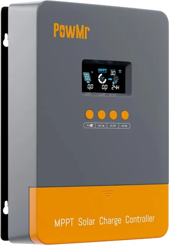 Miniatura 11 de Controlador de Carga Solar MPPT 12V 24V 30 Amperios, Controlador MPPT 30A Regulador Solar 30A con Pantalla LCD para Carga de Baterías AGM, Gel