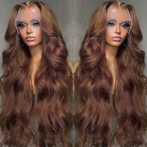 Miniatura 17 de Alipeacock Peluca de cabello humano 613 con encaje frontal de 13 x 6, densidad del 200 %, pelucas de cabello humano ondulado rubio prearrancado