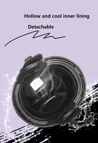 Miniatura 3 de Casco de cara abierta con Bluetooth para hombres y mujeres, casco retro de estilo alemán con diseño de calavera, visera con gafas, casco de media
