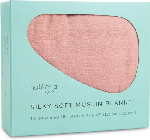 Miniatura 14 de Natemia Manta de muselina para bebé, ultra suave, transpirable, para niñas y niños, esenciales para recién nacidos, funda multiusos para cochecito