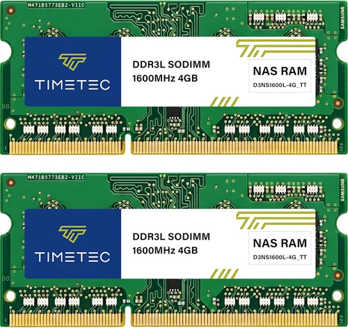 Miniatura 3 de Timetec Kit de 16 GB (2 x 8 GB) compatible con Synology NAS DiskStation/RackStation DDR3/DDR3L 1600MHz PC3L-12800 1.35V no ECC sin búfer SODIMM RAM