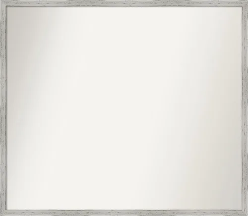 Miniatura 921 de Amanti Art Espejo de baño blanco para sobre el fregadero, 32 x 45 pulgadas, espejo de tocador rectangular blanco esbelto, marco de madera moderno