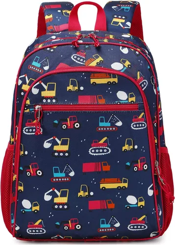 Ryushoyo Mochila infantil para niños y niñas, mochila para niños y niñas, para jardín de infantes, 2 tamaños con correa para el pecho, Black