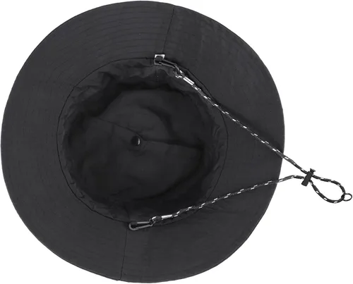 Miniatura 6 de Sombrero de sol para hombres y mujeres, ala ancha, UPF 50+, sombrero de pesca y pescador, impermeable, plegable, sombrero de sol para playa, Negro