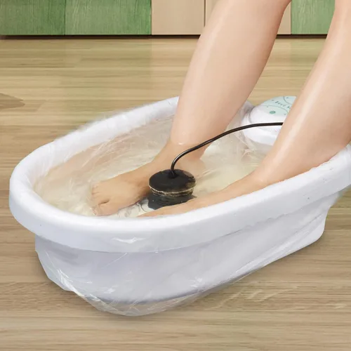 Miniatura 3 de AW máquina de spa para pies y desintoxicación iónica con una bañera de limpieza celular; equipo de salón para el cuidado de la belleza Blanco