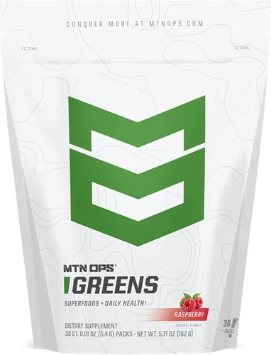 Miniatura 9 de MTN OPS Super Greens Daily Superfood Blend naturalmente endulzado con fruta de monje apoyo inmune y digestivo Verdes ricos en clorofila, polvo