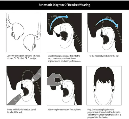 Miniatura 8 de KZ ZS10 Pro Monitores Intrauditivos con Cable, 1DD 4BA Metal iem, Auriculares para Juegos de Alta Fidelidad con Cable de 2 Pines Sin Enredos