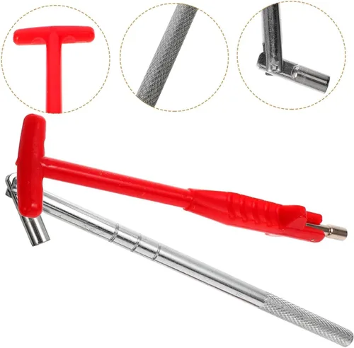 Miniatura 5 de Abaodam 4pcs Valve Stem Removal Tool and Valve Core Remover Set for Car and Motorcycle with 6# 7# Tire Repair Equipment