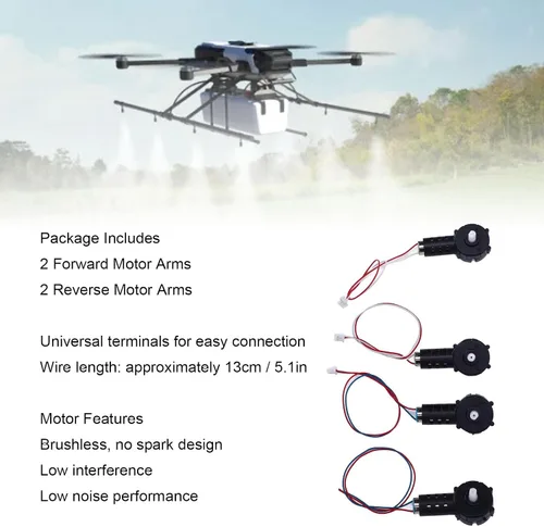 Miniatura 5 de Keenso Motor para drones, componentes de brazo de plástico para drones E88 E99 RC, fácil instalación, diseño duradero para reparaciones rápidas
