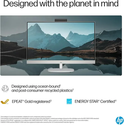 Miniatura 5 de HP Escritorio todo en uno con pantalla táctil de 27 pulgadas, Windows 11 Pro PC para negocios y hogar, pantalla LED antirreflejos FHD de 27