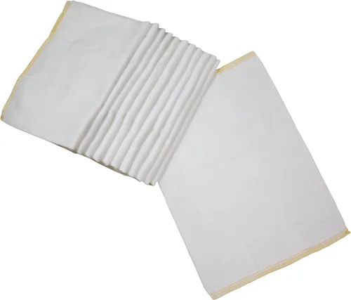 Miniatura 10 de OsoCozy Pañales de tela preplegados (1 doz), suaves, absorbentes, duraderos, 100% algodón