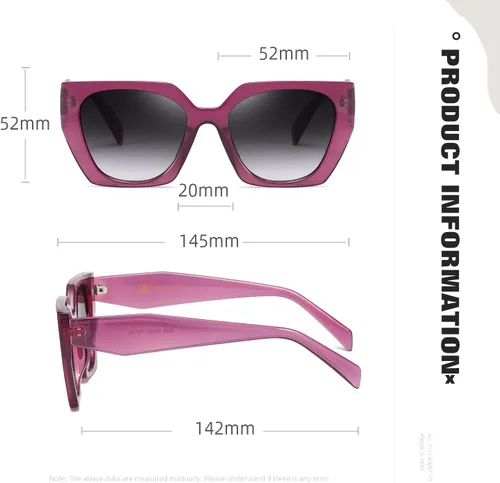 Miniatura 9 de Gafas de sol retro para mujer y hombre, cuadradas, modernas, modernas, modernas, con protección UV, parasol