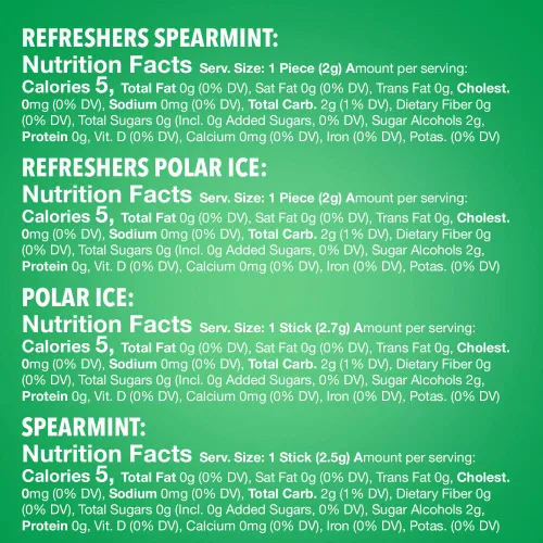 Miniatura 8 de EXTRA Spearmint & Polar Ice - Goma de mascar sin azúcar, surtido a granel, 15 palitos y 40 piezas (2 paquetes de botellas y 12 paquetes individuales)
