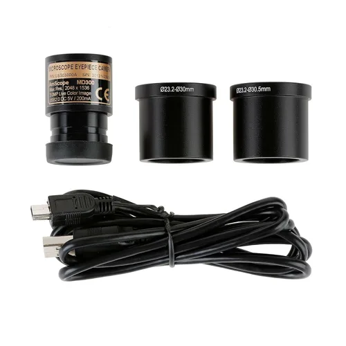 Miniatura 3 de AmScope - 3MP USB 2.0 Color CMOS Digital Ocular Microscopio Cámara - MD300A