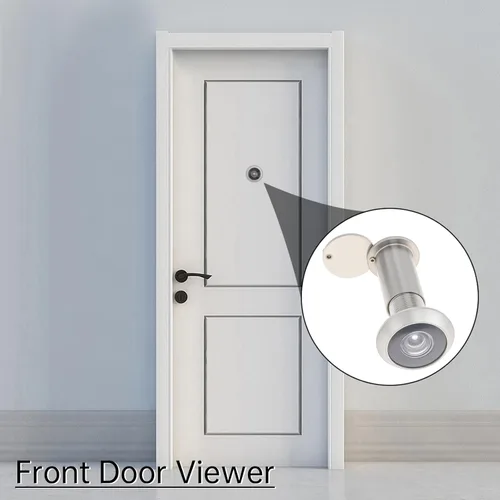 Miniatura 7 de Mirilla para Puerta, Latón Macizo con Mirilla de 200 Grados con Broca de 16 MM para Puertas de 1-1/2" a 2-3/8", Visor de Puerta con Diámetro