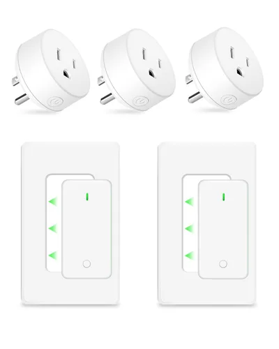Miniatura 98 de NineLeaf Interruptor de salida remoto inalámbrico, interruptor de lámpara remoto, interruptor decorativo de enchufe de luz de encendido y apagado