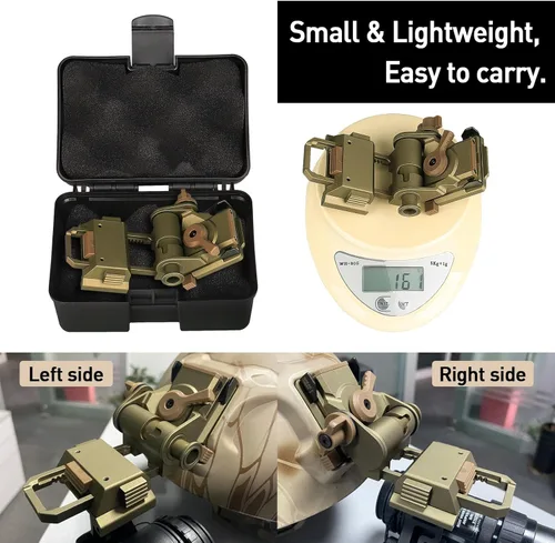 Miniatura 4 de Gafas de visión nocturna NVG montaje para casco de metal L4G24 PVS15/18 Canela