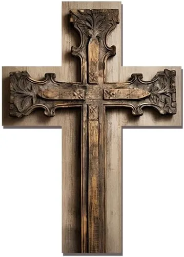 Miniatura 13 de JIBEVEYYI -Cruz de madera, decoración de pared cruzada, cruces decorativas para la pared, cruz religiosa decoración del hogar, cruz de pared