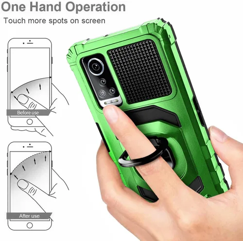 Miniatura 6 de NZND Funda para BLU G91 Max con protector de pantalla de vidrio templado (cobertura máxima), protección de cuerpo completo [grado militar], funda