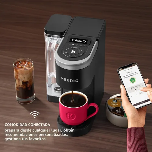 Miniatura 5 de Keurig K-Supreme SMART - Cafetera inteligente, tecnología MultiStream, prepara tamaños de taza de 6 a 12 onzas, color negro Brewid y Multistream