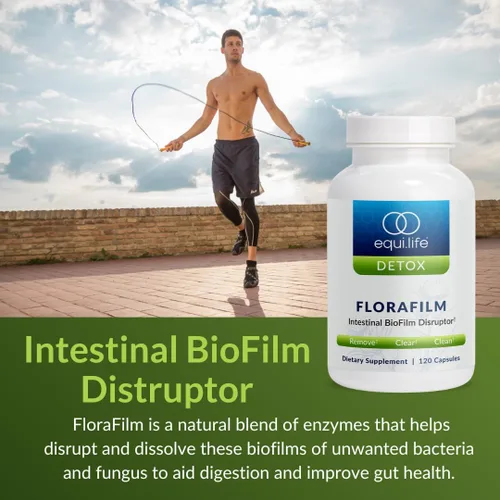 Miniatura 5 de Equilife Suplemento de mezcla de enzimas Florafilm – Ayuda a Distruir las biopelículas microbianas, apoya la salud intestinal en hombres y mujeres