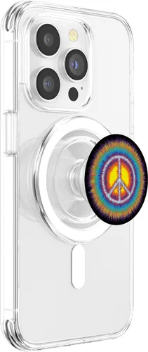 Miniatura 3 de Sunburst Peace SIgn Groovy 70s Retro Peace Sign PopSockets MagSafe PopGrip para iPhone