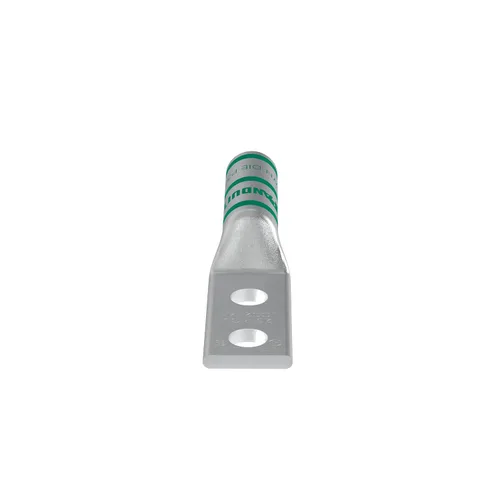 Miniatura 13 de Panduit LCC1-56B-E Conductor de Código Conductor de Cobre de Compresión LCC1-56B-E, 2 agujeros, #1 AWG, Perno de 5/16 pulgadas, Espacio entre