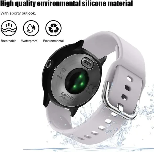 Miniatura 4 de ViCRiOR Correas de 0.78 pulgadas compatibles con Garmin Vivoactive 6 / Vivoactive 5 / Vivoactive 3/Venu Sq/Venu Smart Watch, correa de repuesto