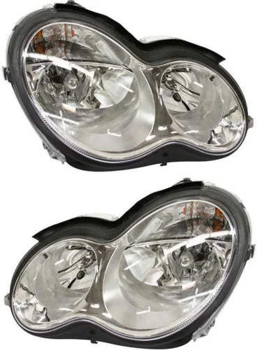 Miniatura 6 de CarLights360 Para Mercedes-Benz C230 faro delantero 2005-2007 lado del conductor 4 puertas sedán/vagón con MB2502148 203 820 15 59