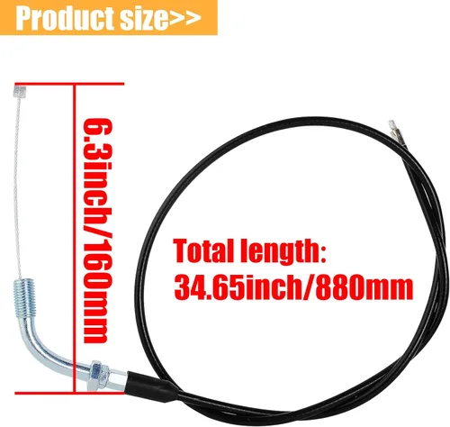 Miniatura 3 de Cable del acelerador para 49cc 50cc 70cc 90cc 110cc 125cc 140cc 150cc 200cc Pit Dirt Pocket Bike de 4 tiempos CRF50 CRF70 CRF80 XR50 XR70 XR80 SDG