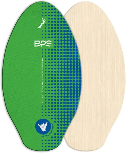 Miniatura 16 de BPS Skimboard 'Shaka' de Nueva Zelanda con almohadillas de agarre EVA de colores y capa transparente de alto brillo tablas de madera para aventuras