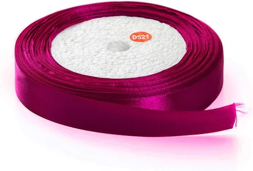 Miniatura 5 de Cinta de tela de satén de color liso Morado claro