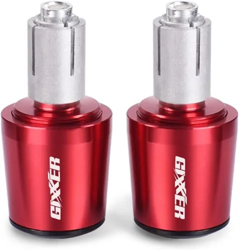 Miniatura 4 de Manillar de motocicleta, peso final, agarres para manillar, tapa antivibración, enchufe plateado para Suzuki Gixxer 150sf 250sf 155 accesorios
