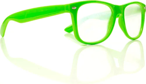 Miniatura 2 de Anteojos de difracción, starburst, ideales para raves, festivales y más Verde
